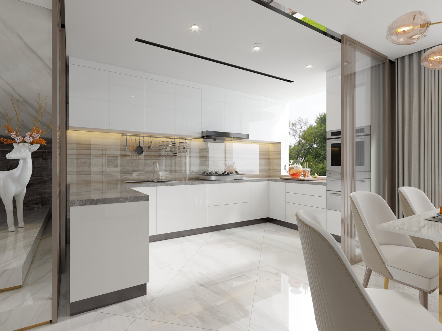 Glossy White